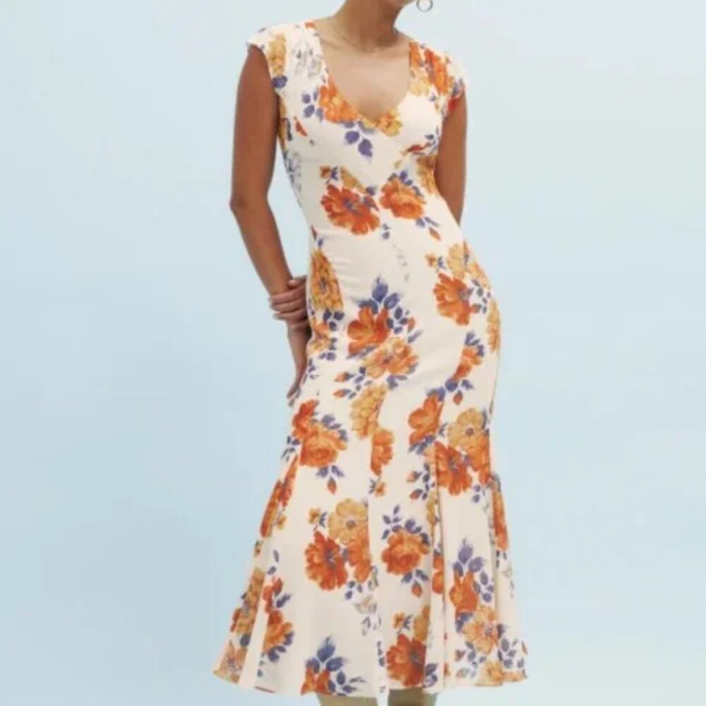 Reformation Baden Dress in Hari - Picture 4 of 12